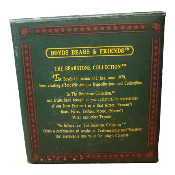 Vtg 95 Boyds Bears Afternoon Tea Emma & Bailey Figurine - Picture 9 of 11